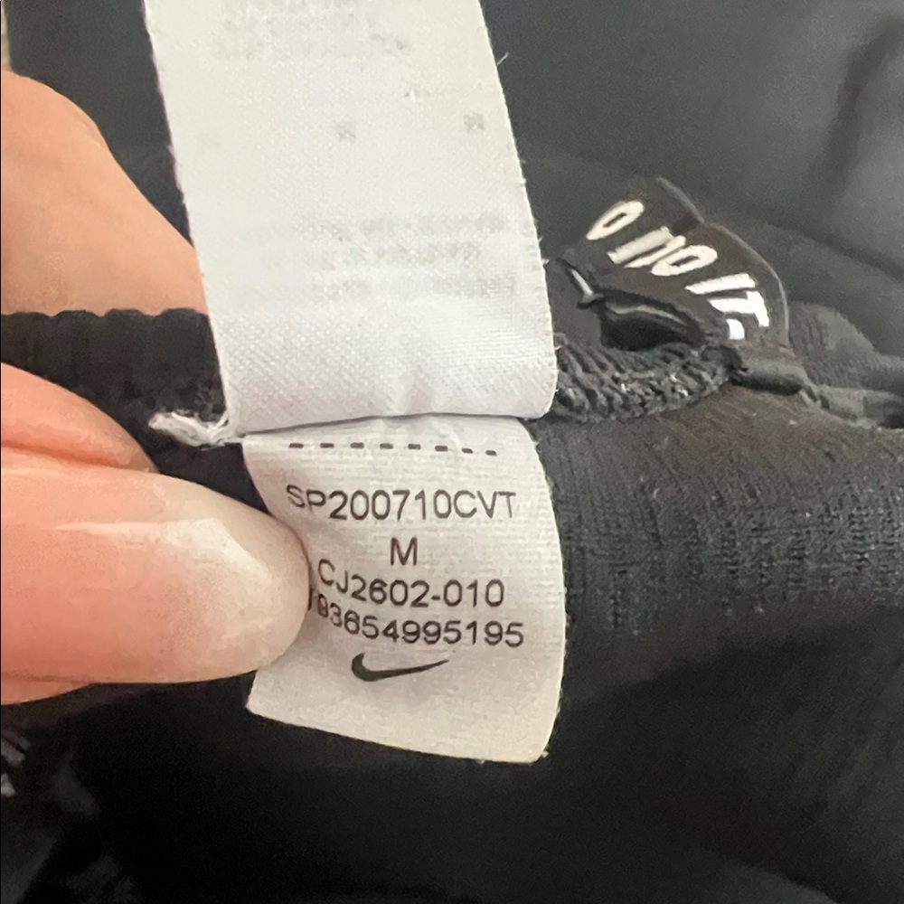 Nike One Piece Black Workout Bodysuit Jumpsuit Women Medium “Just Do It” Straps - Picture 4 of 5